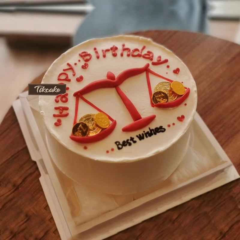 天秤座主题鲜奶蛋糕（9.23-10.23）