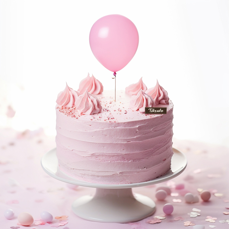 原创气球主题鲜奶蛋糕