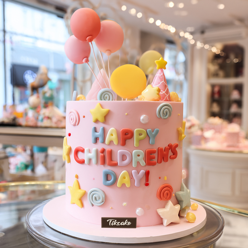 原创六一儿童节主题鲜奶蛋糕（二）