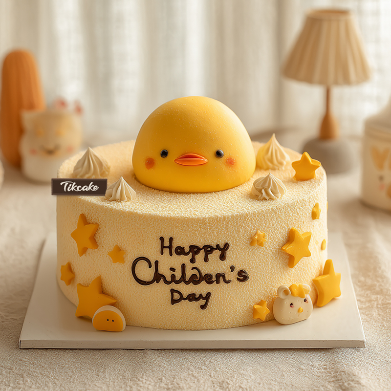 原创六一儿童节主题鲜奶蛋糕（九）
