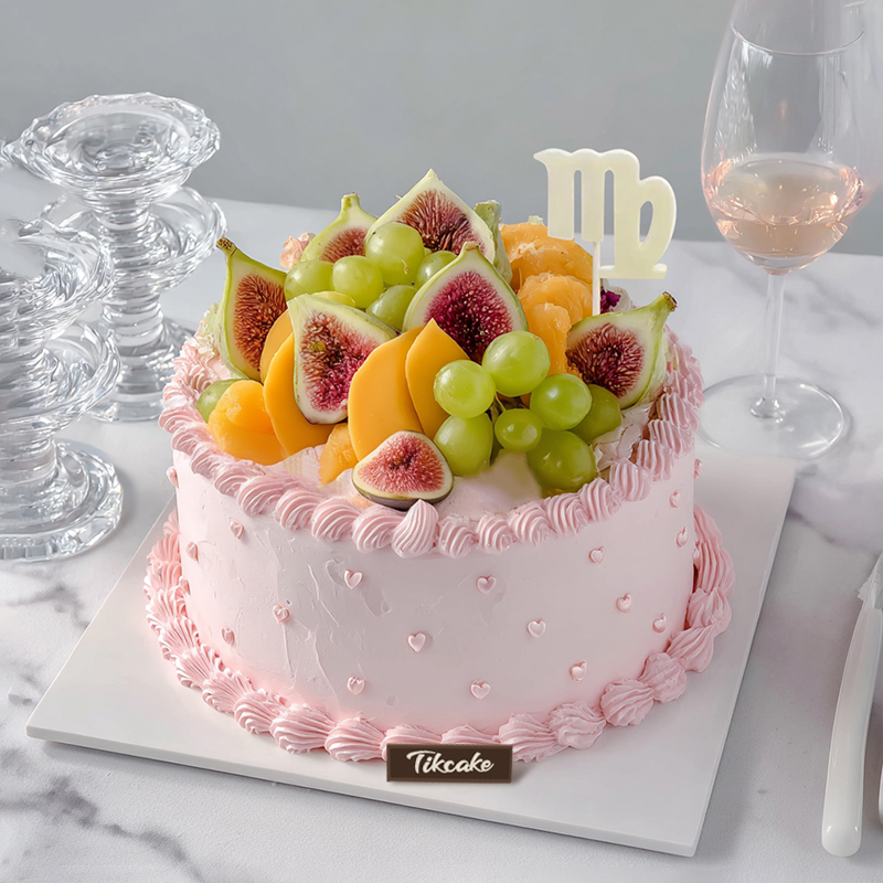 原创处女座主题水果鲜奶蛋糕四（8.23-9.22）
